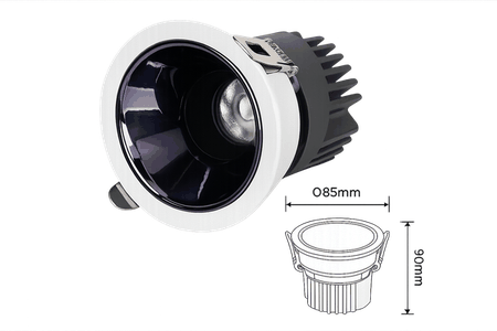 SPOT de FOCO Recuado 8W N