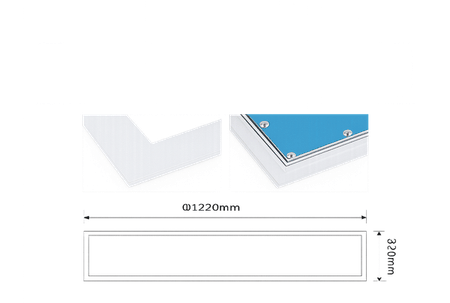 Painel de LED 36W Embutir