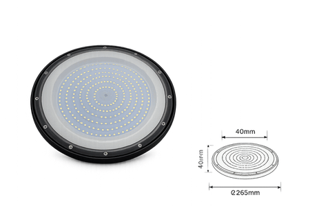 Luminaria Redonda UFO 1 00W